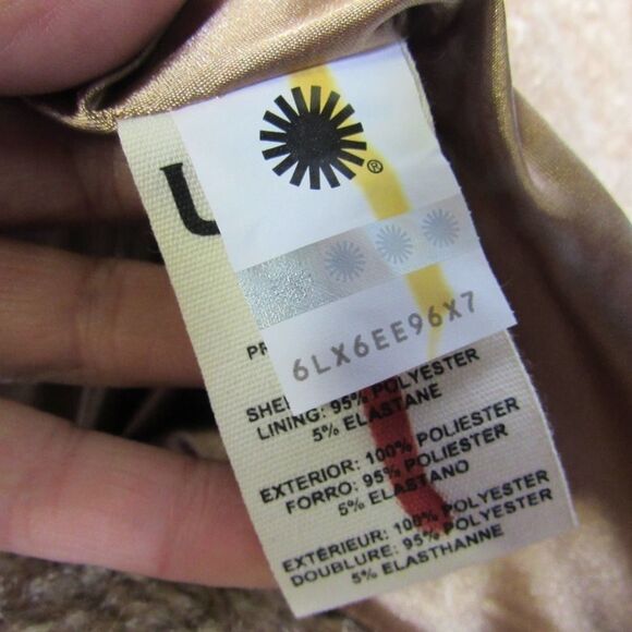 UGG HATTIE LONG OVERSIZED TEDDY COAT IN CAMEL - Picture 4 of 5